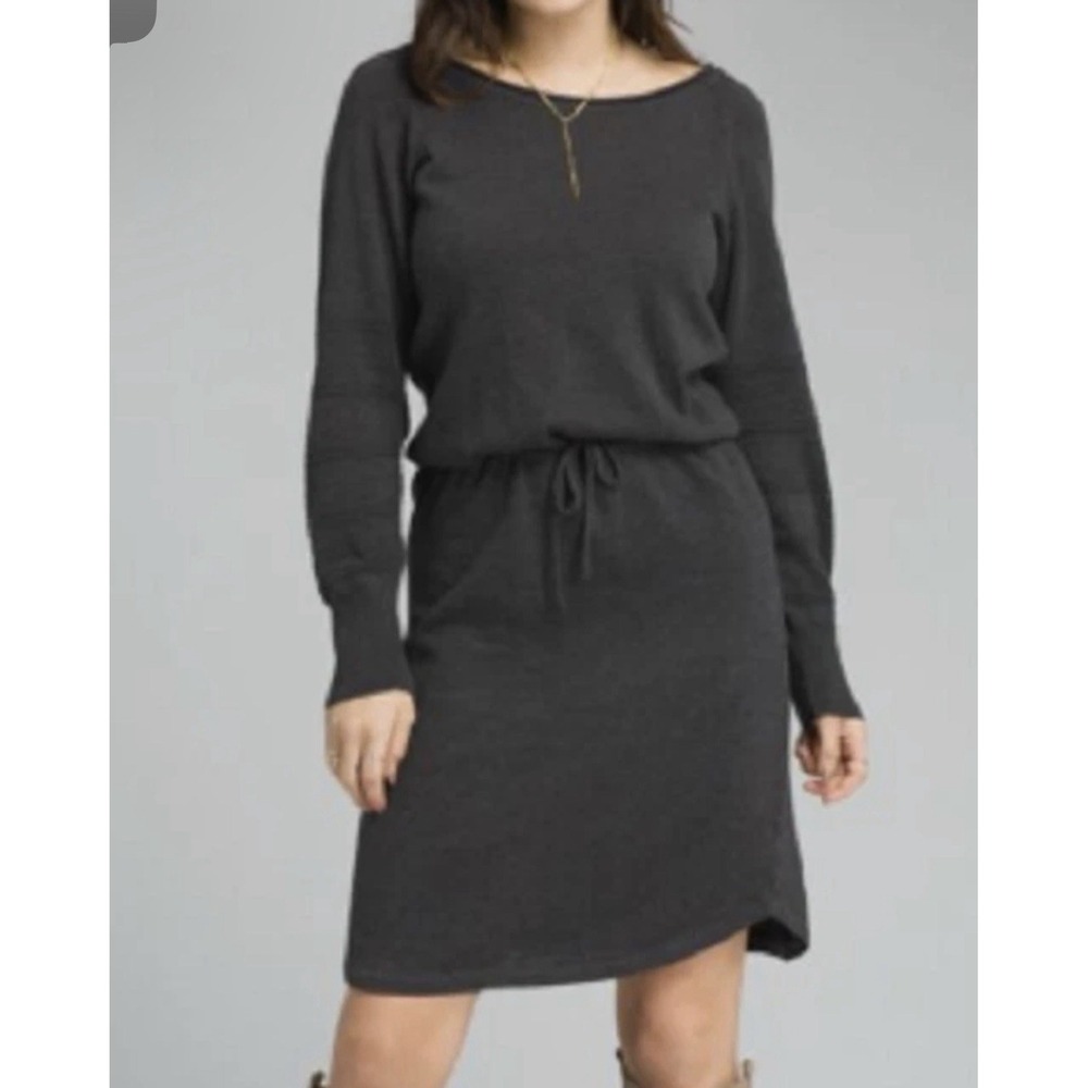 NEW Prana Women's Organic Cotton Leigh Blouson Top Dress Size Large $99 Retail